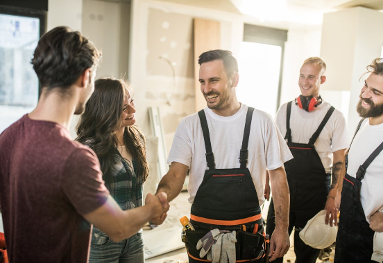 Candle Light Construction Logo