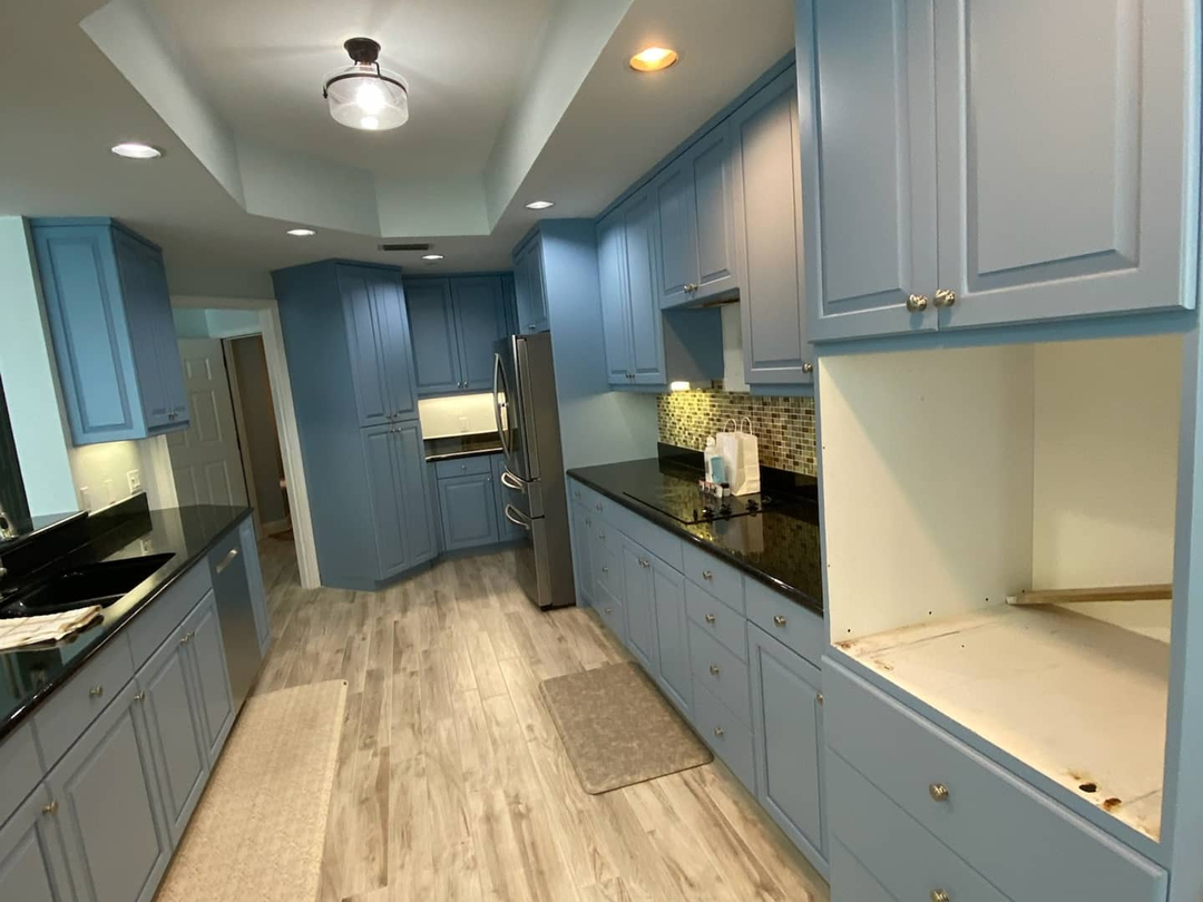 WV Cabinet Makeover Image