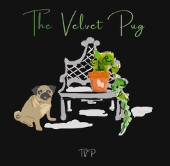 The Velvet Pug Antiques &amp; Interiors Logo