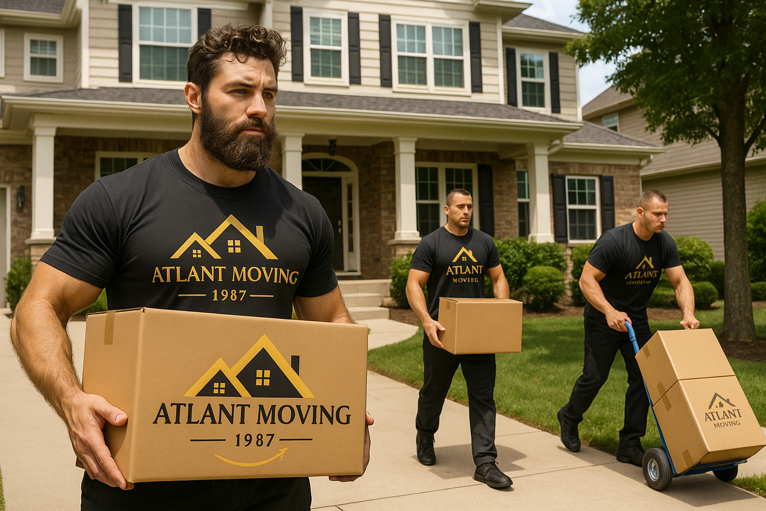 Atlant Moving 1987 Logo