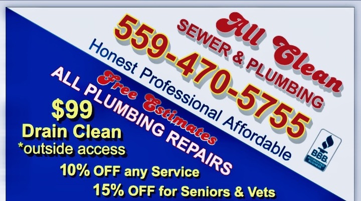All Clean Sewer & Plumbing - Fresno, CA
