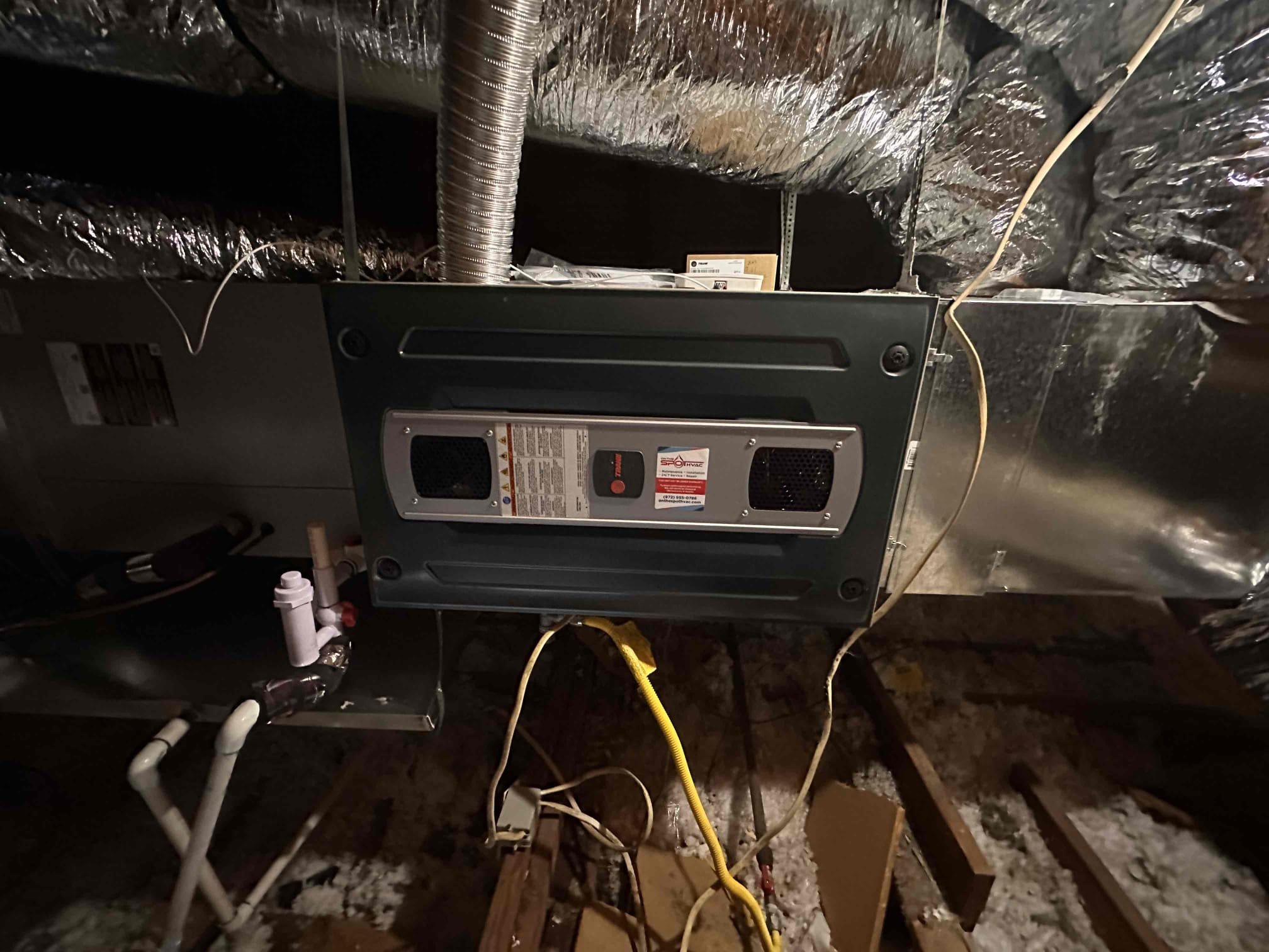 On The Spot Air Conditioning &amp; Heating Plano Logo