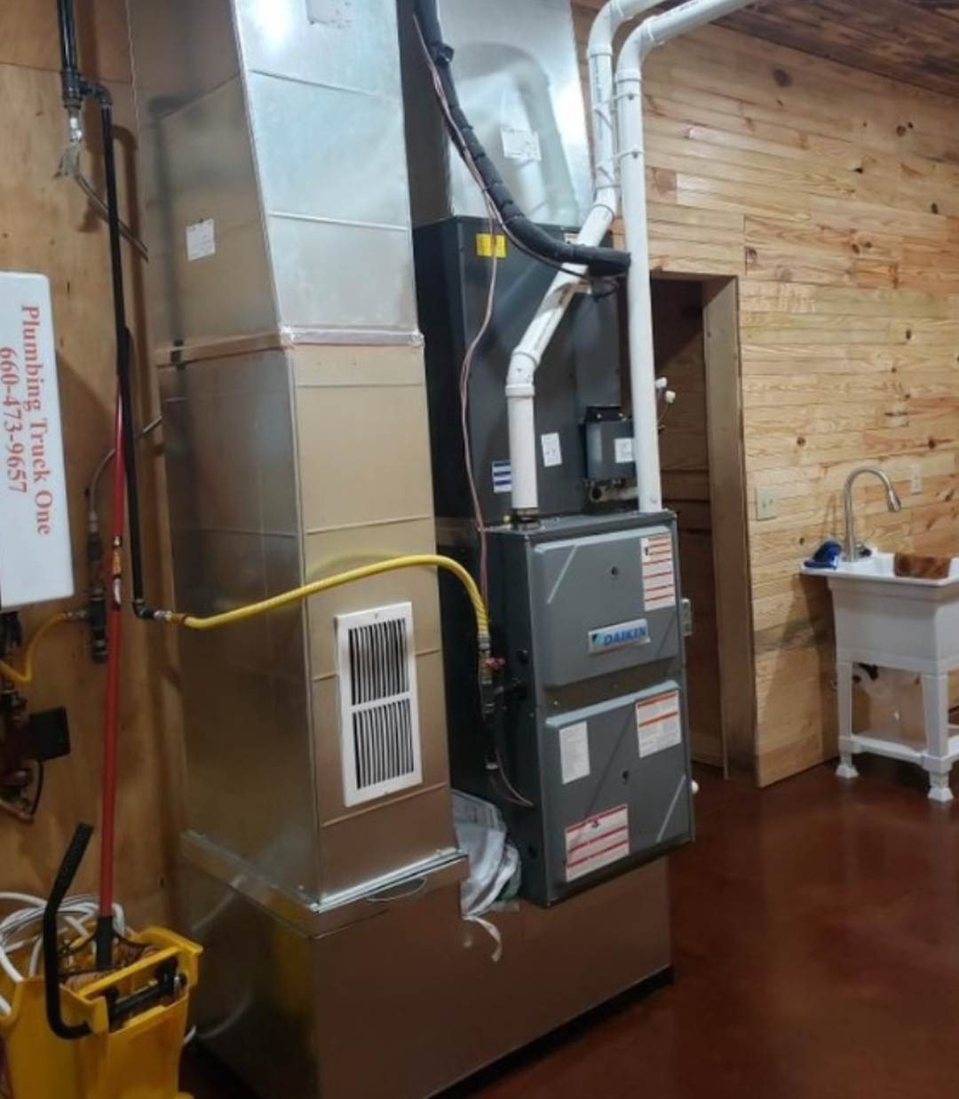 Home HVAC, Plumbing &amp; Electrical Logo