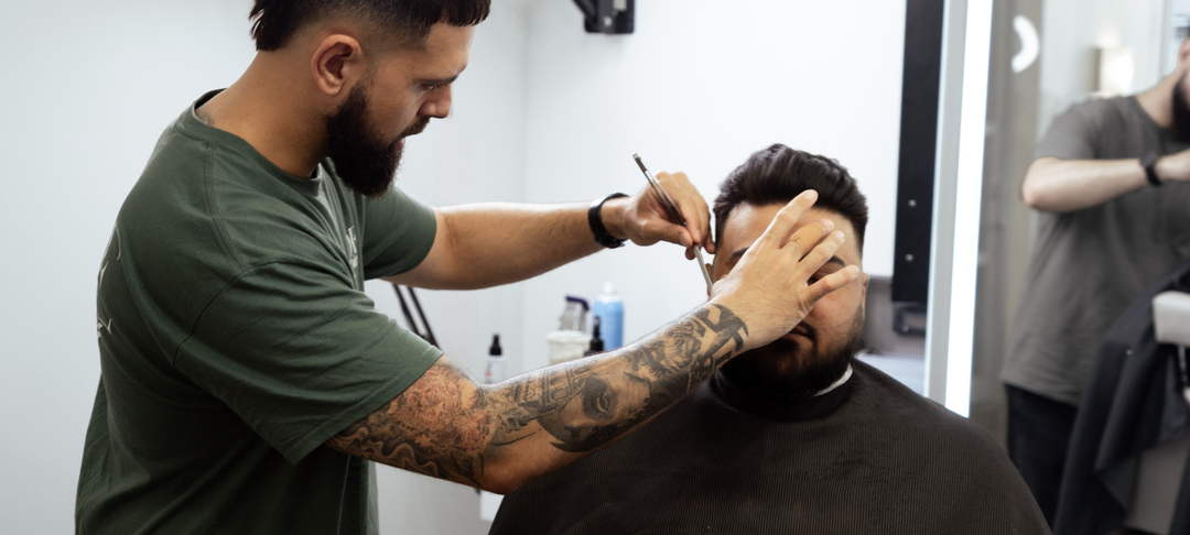 Fade District Barbershop Logo