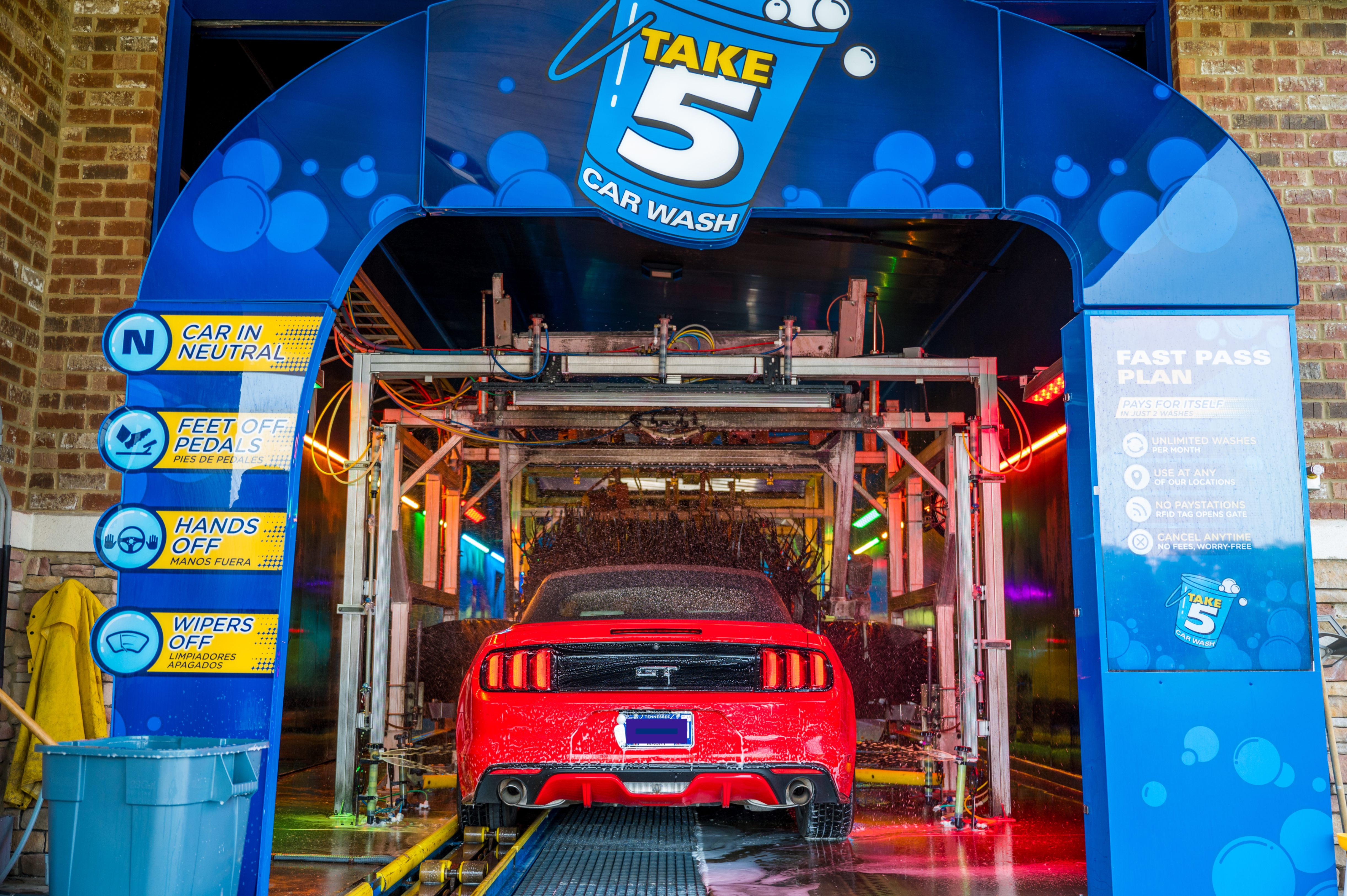 Take 5 Car Wash Image