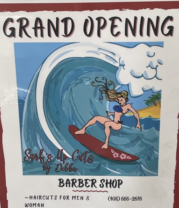 Surfs Up Cuts by Debbie Logo