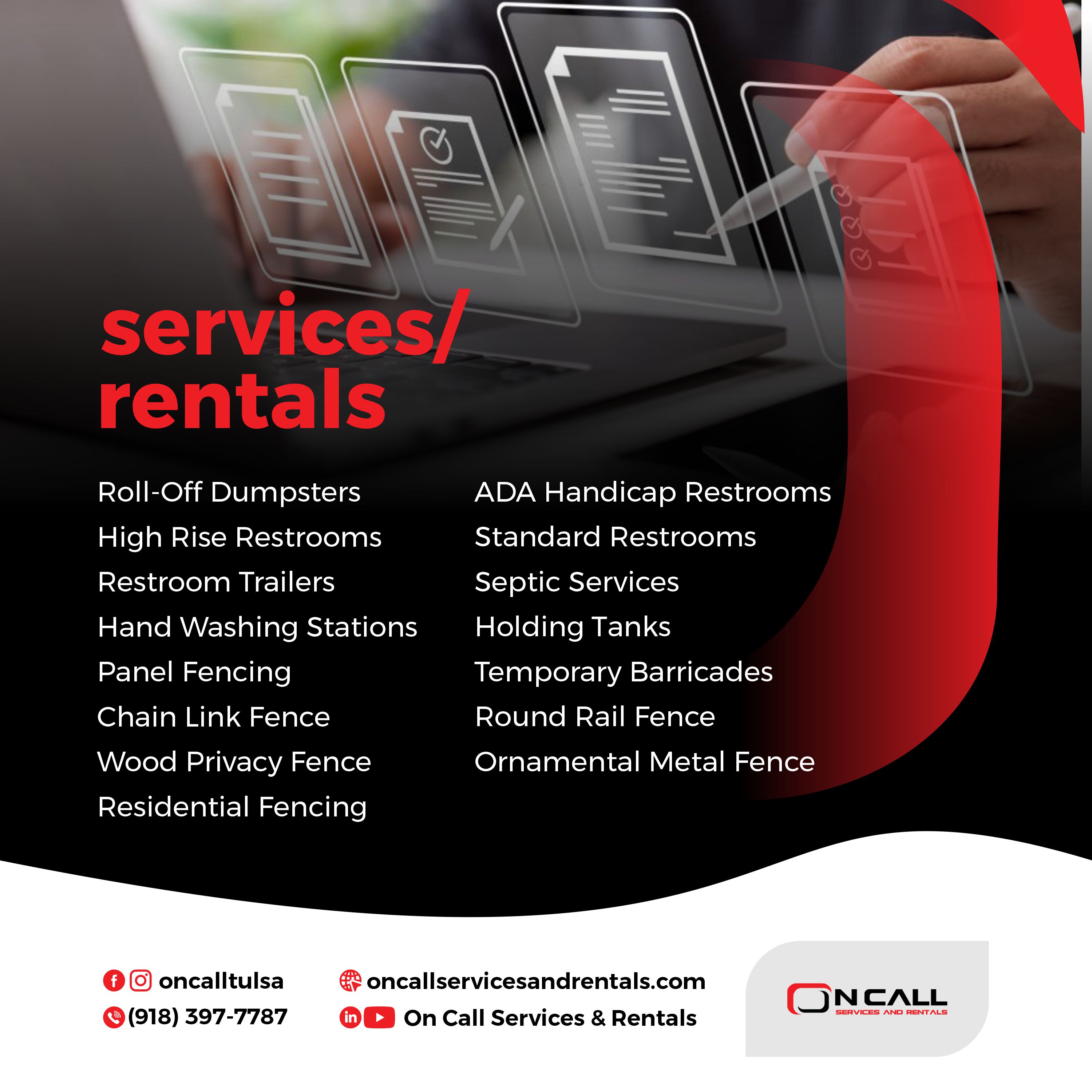 On Call Services and Rentals Image