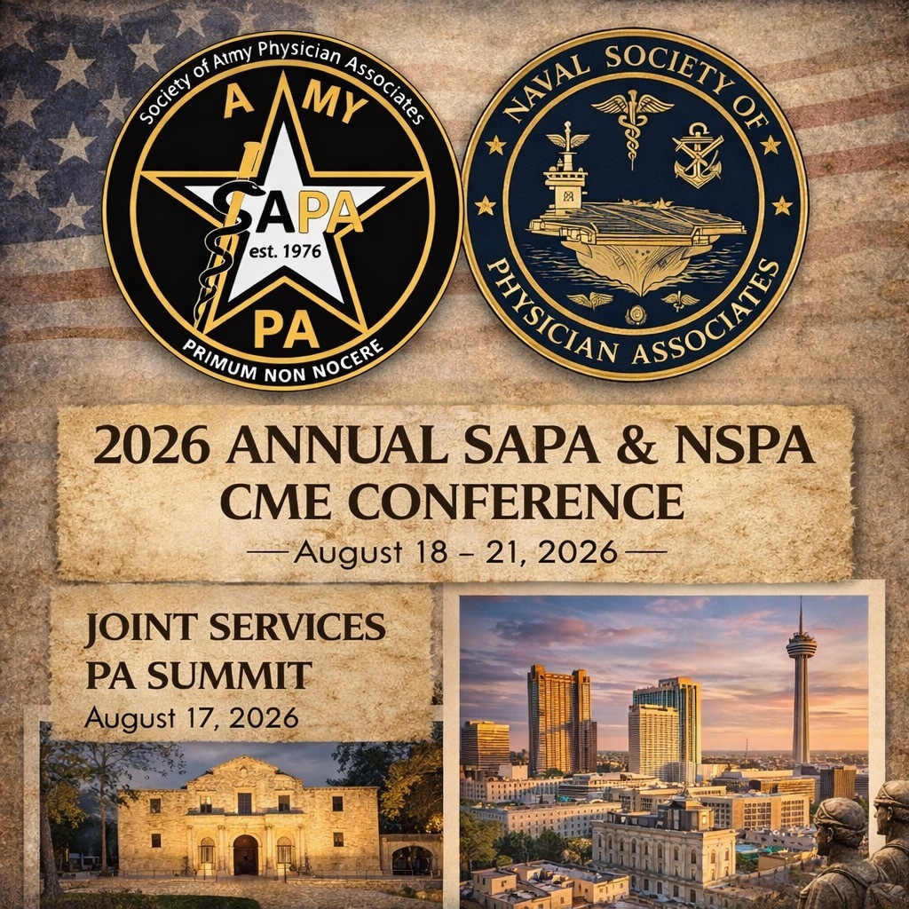 2026 Annual SAPA & NSPA CME Conference Registration