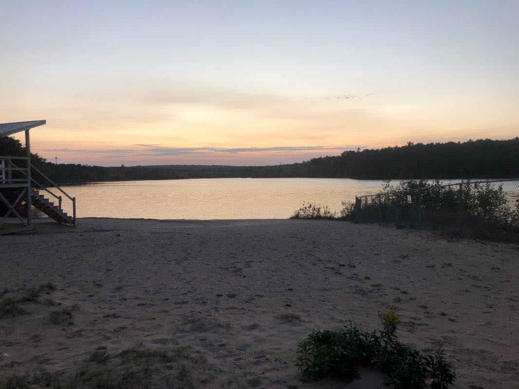 walking near me in River Park in winter