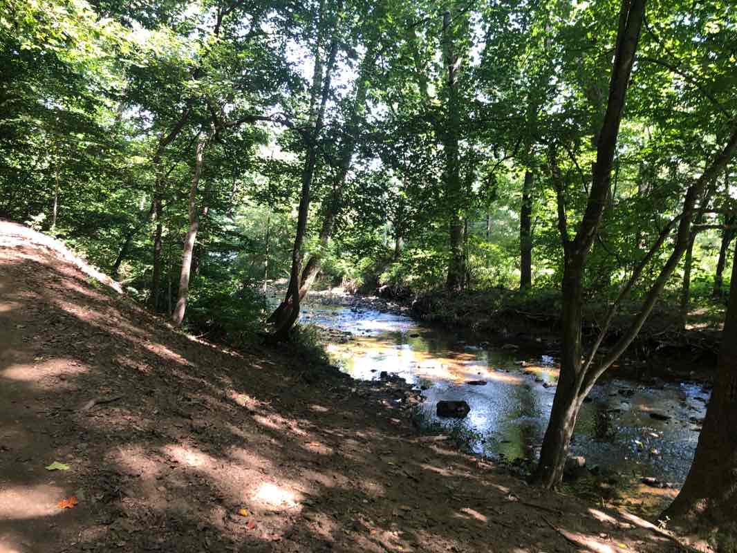 walking near me in White Clay Creek State Park in winter