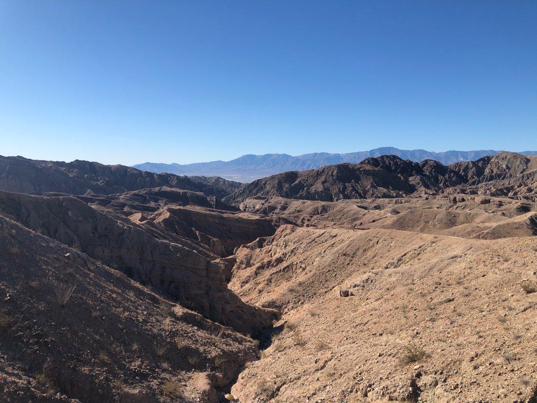 walking near me in Mecca Hills Wilderness in winter