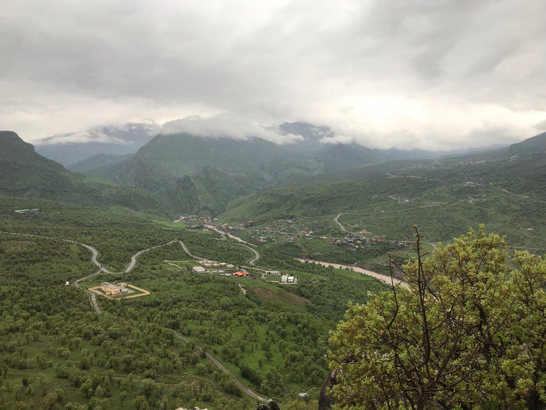 walking near me in Peshmerga Park in winter