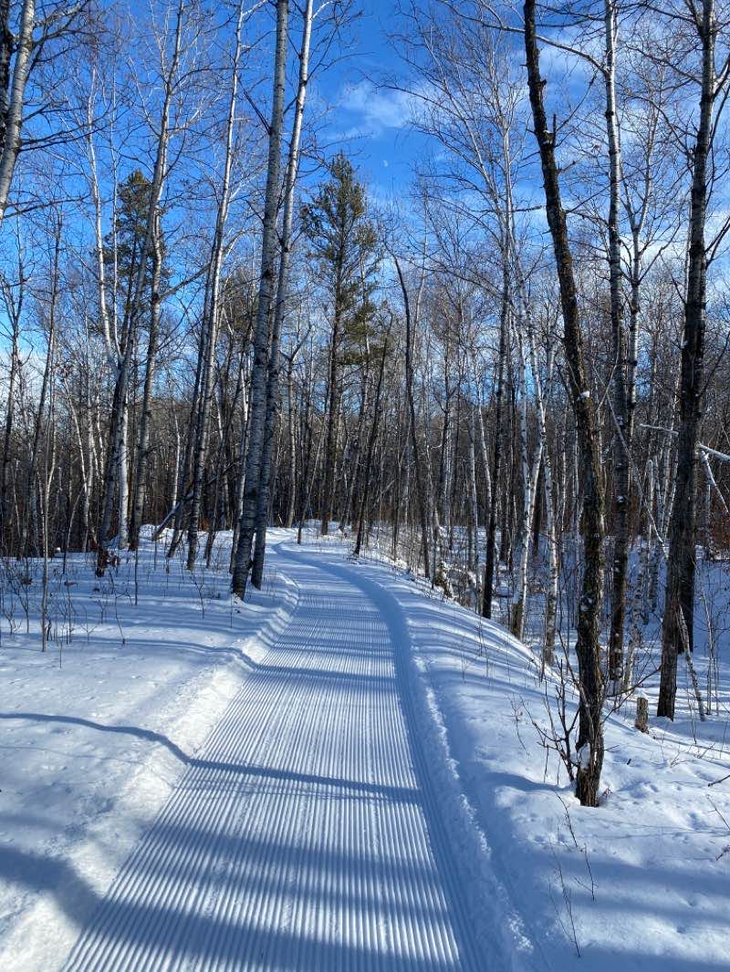 walking near me in Cuyuna Country State Recreation Area in winter