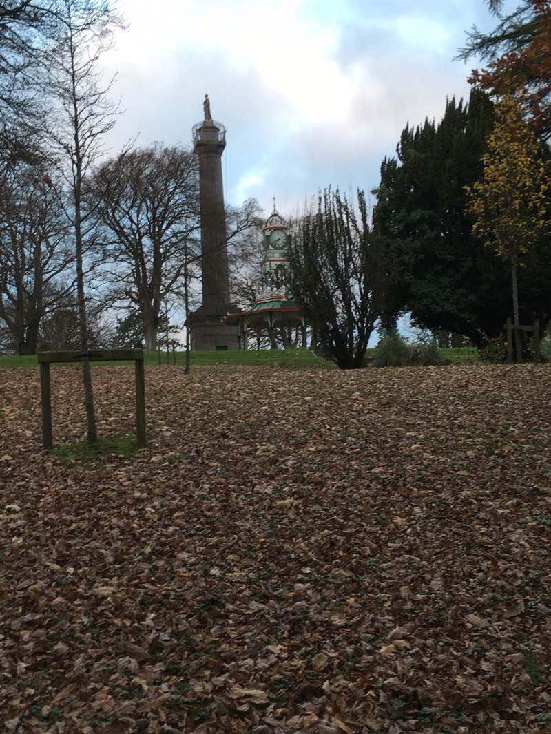 walking near me in Forthill Park in winter