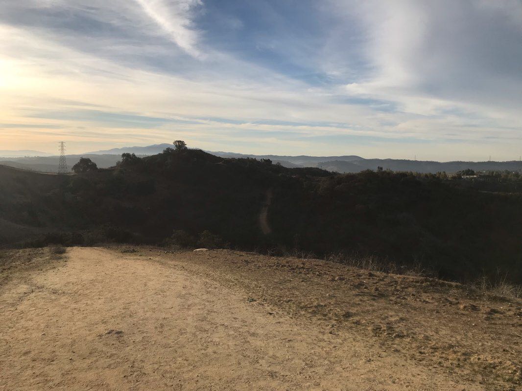 walking near me in Summitridge Park in winter