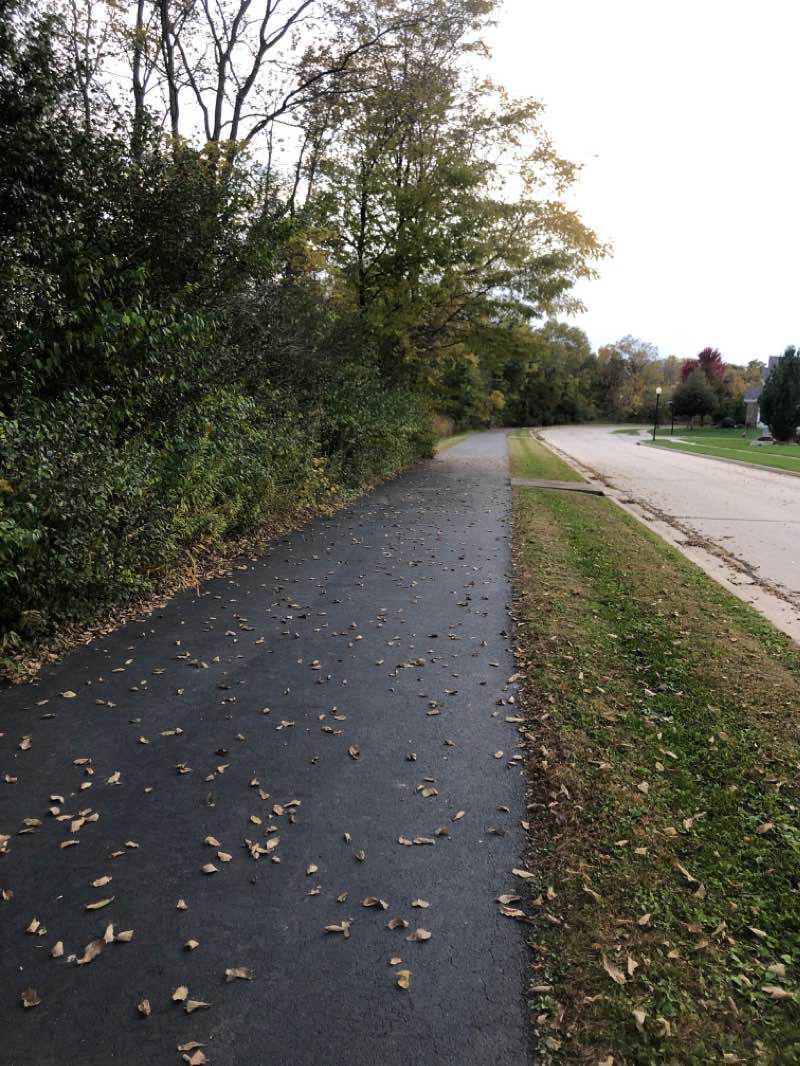 walking near me in The Preserve Family Park in winter