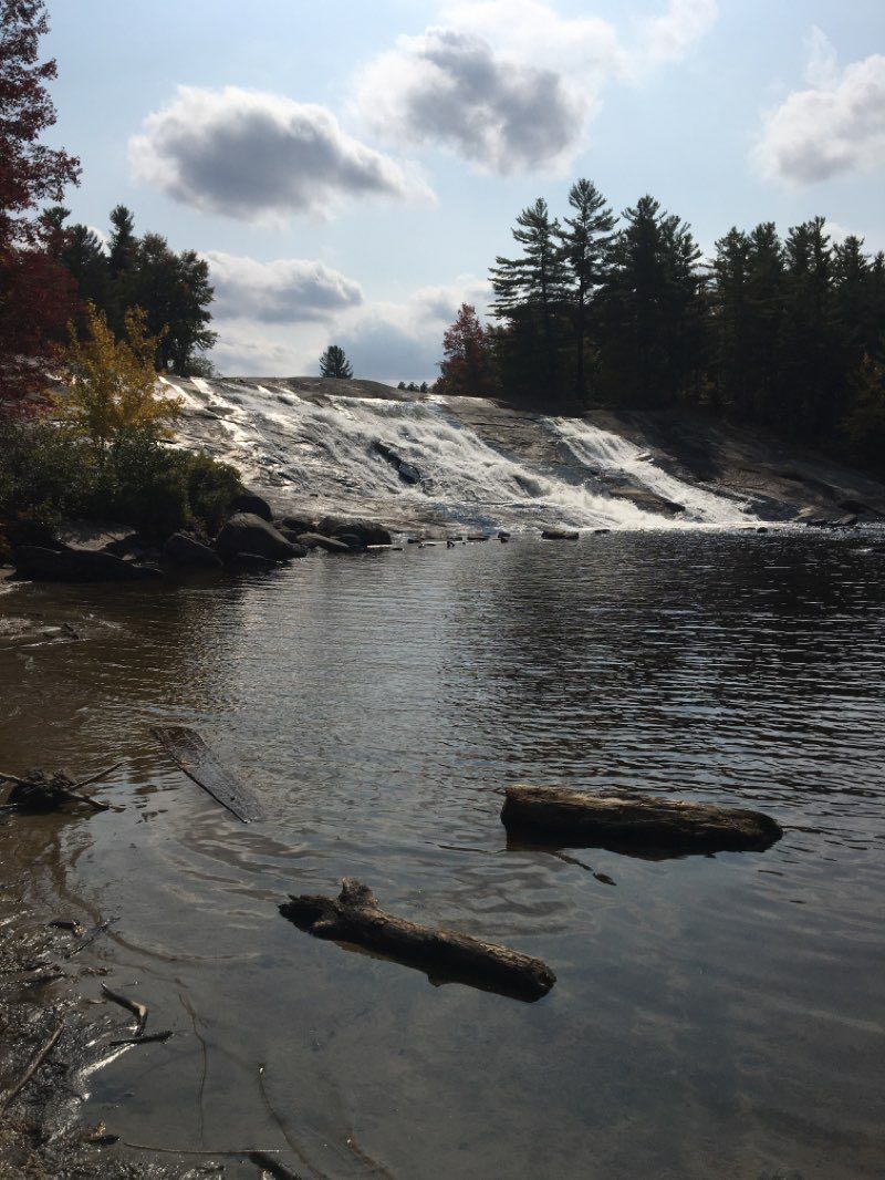 walking near me in Grass River Wild Forest in winter