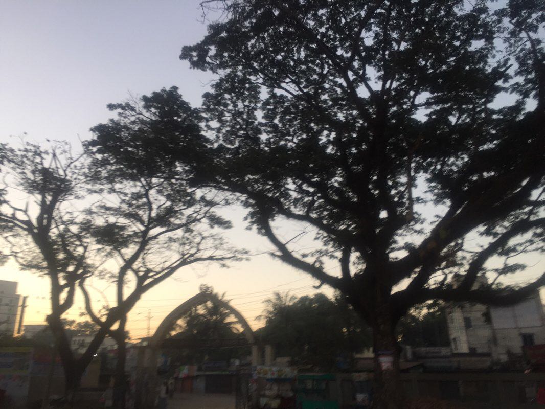 walking near me in Brahmanbaria Shishu Park in winter