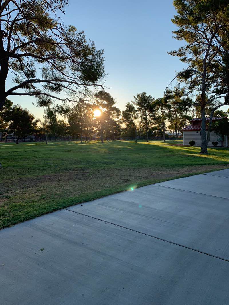 walking near me in Craig Ranch Regional Park in winter