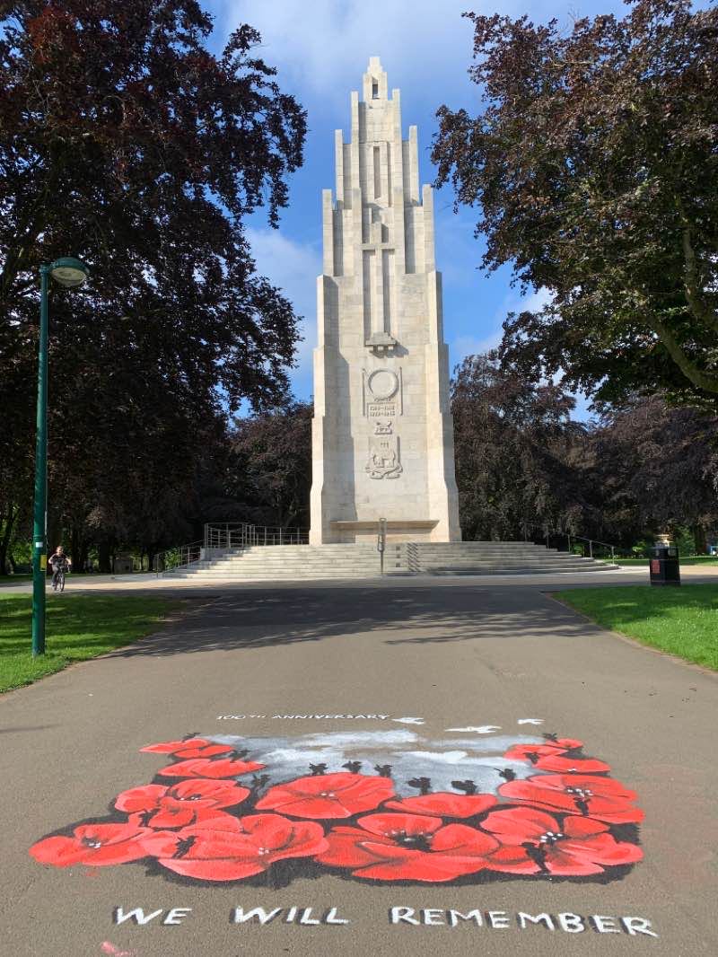 walking near me in Swanswell Park in winter