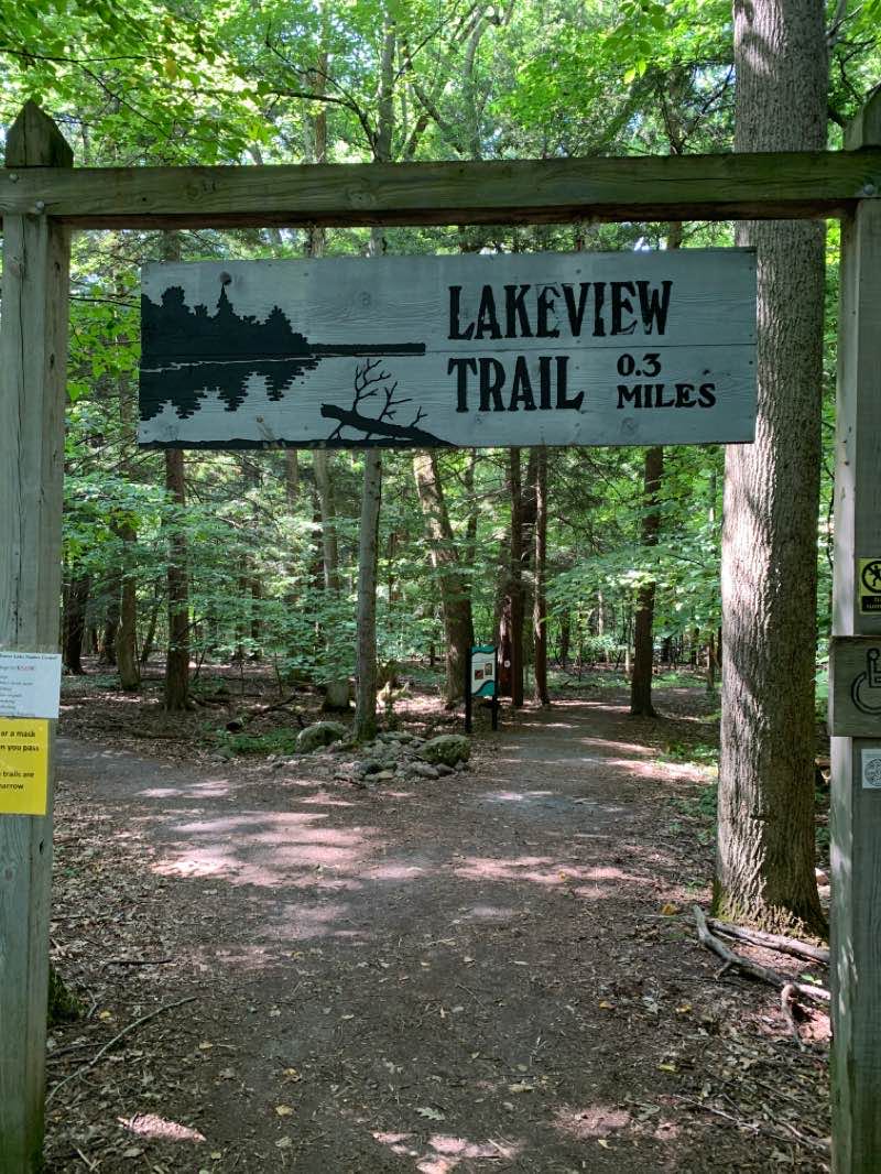 walking near me in Beaver Lake County Park in winter