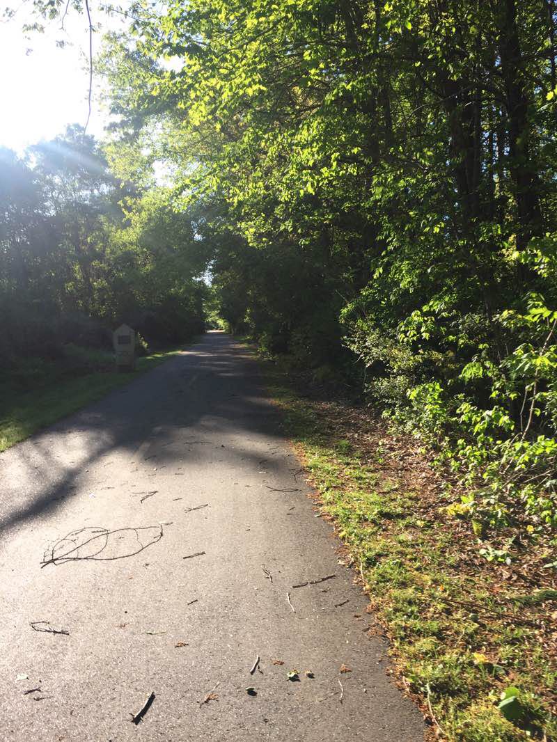 walking near me in Silver Comet Linear Park in winter