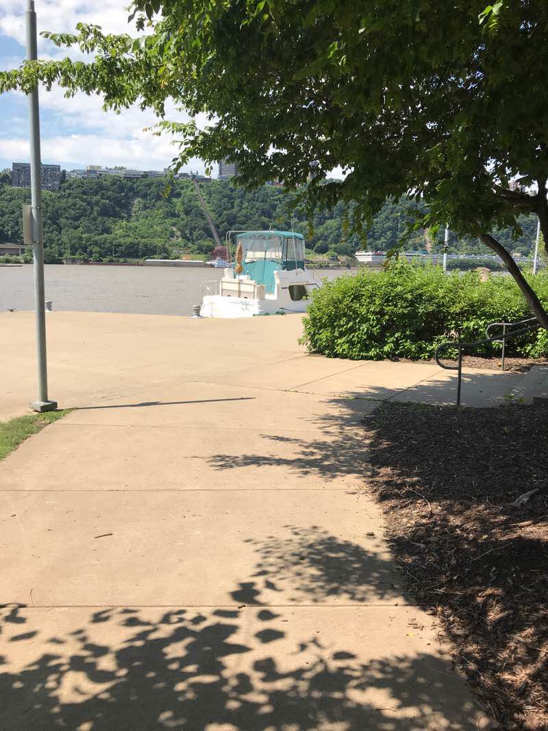 walking near me in Mon Wharf Landing in winter