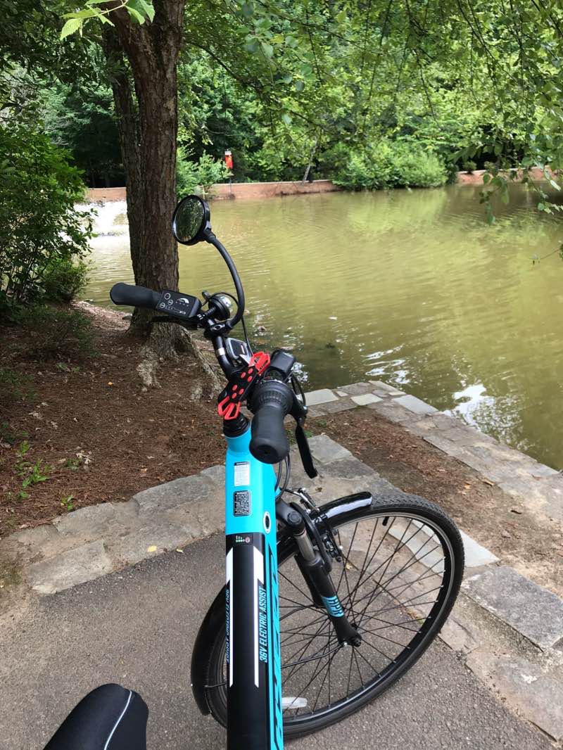 walking near me in Martin's Landing Park in winter