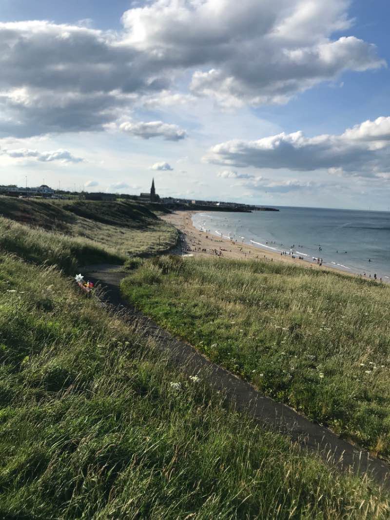 walking near me in Tynemouth Park in winter