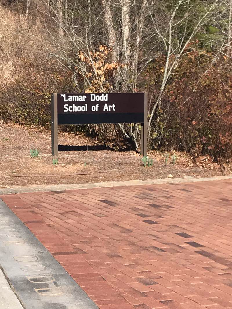 walking near me in D.W. Brooks Mall in winter