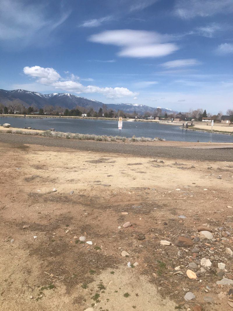 walking near me in Mitch Park in winter