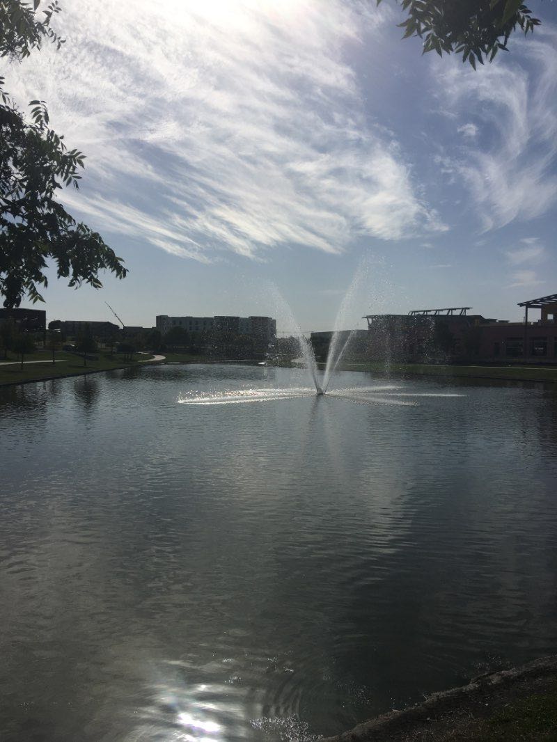 walking near me in Legends Crossing Park in winter