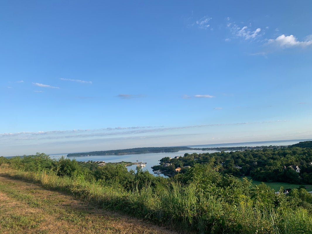 walking near me in Northport Park in winter