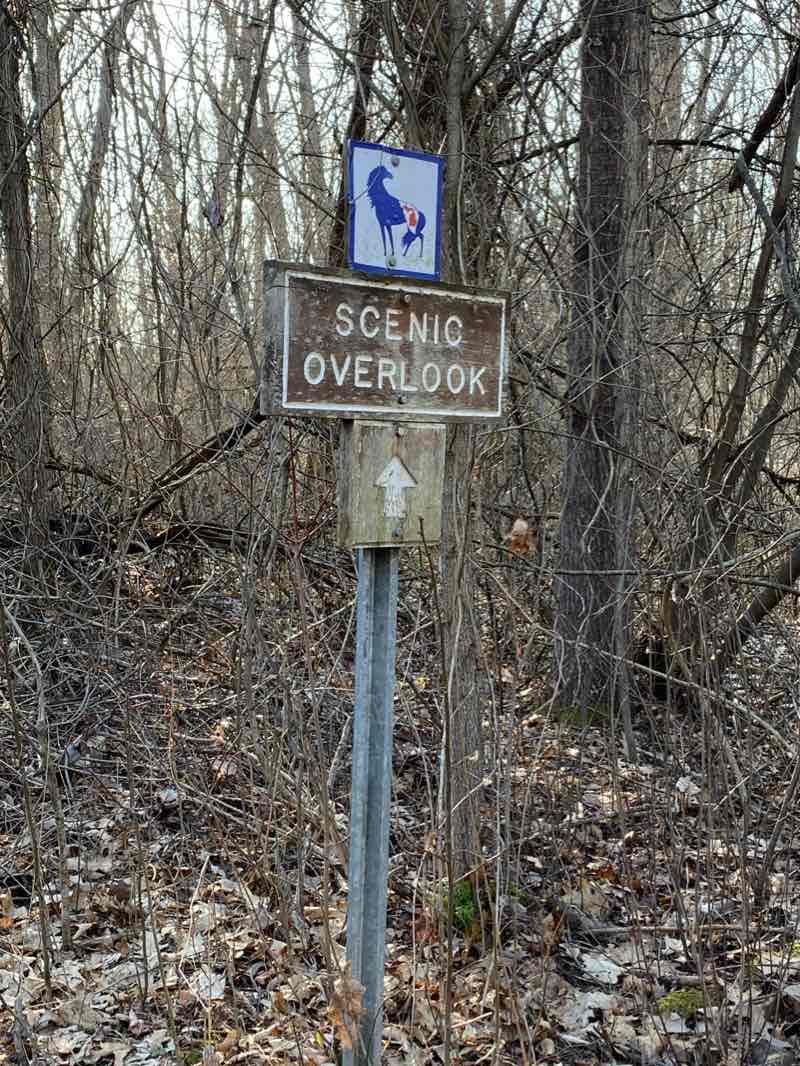 walking near me in Pontiac Lake State Recreation Area in winter