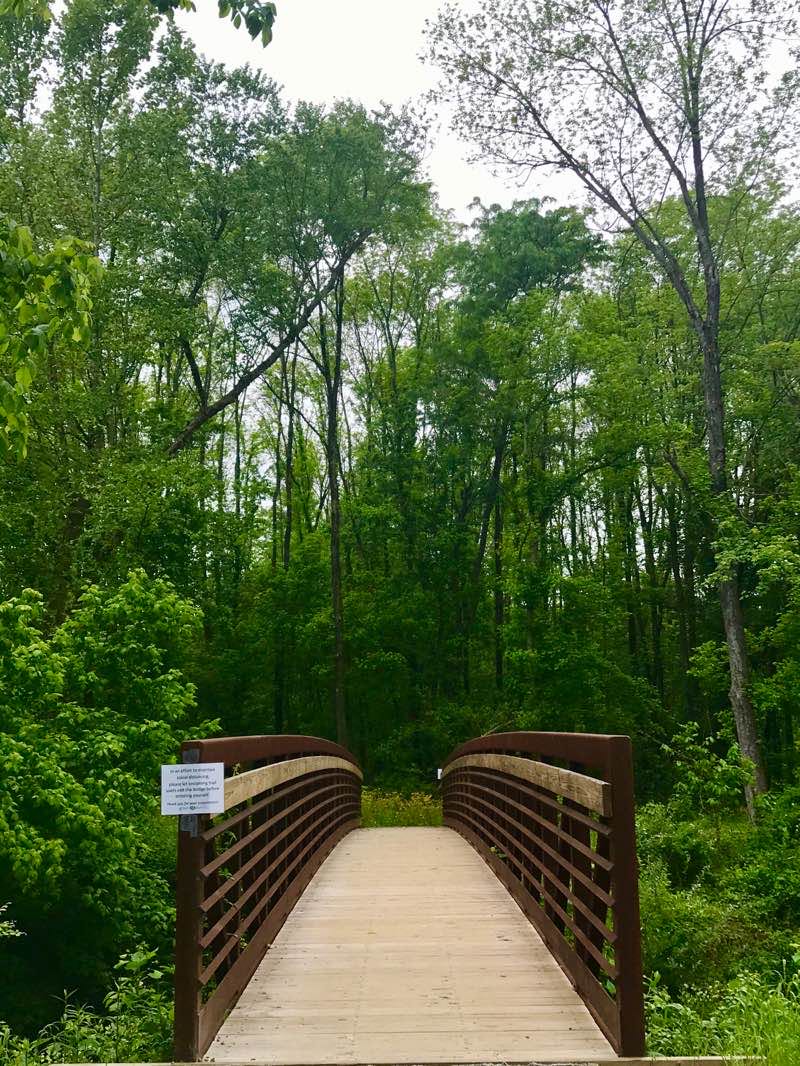 walking near me in Chautauqua Bottoms in winter