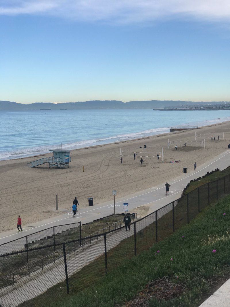 walking near me in Miramar Park in winter