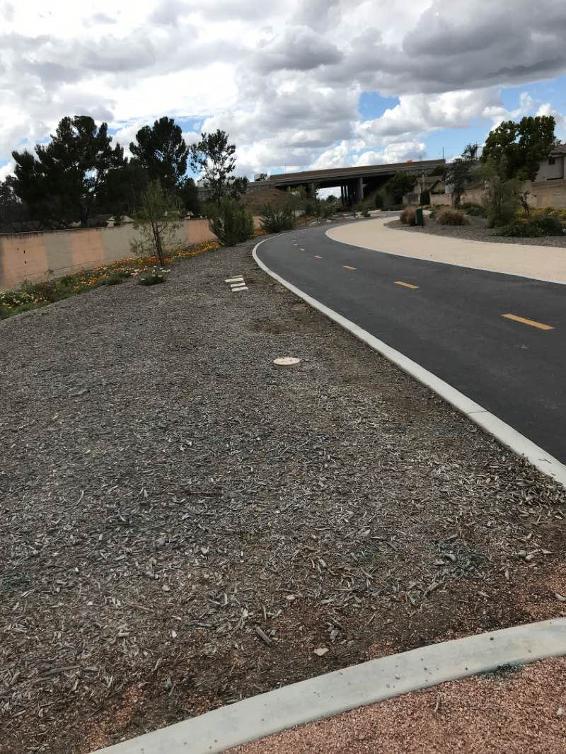 walking near me in Tracks at Brea in winter