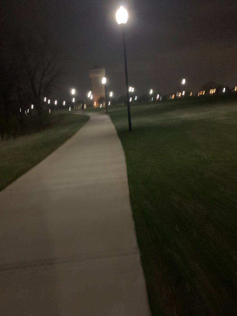 walking near me in Buck Thomas Park in winter