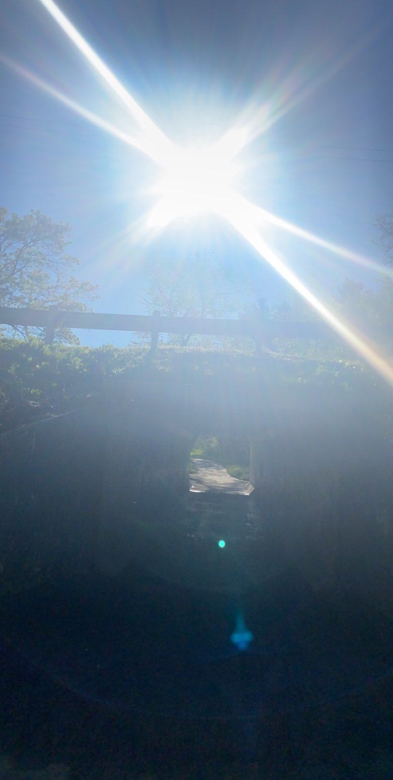 walking near me in Clio Skate Park in winter