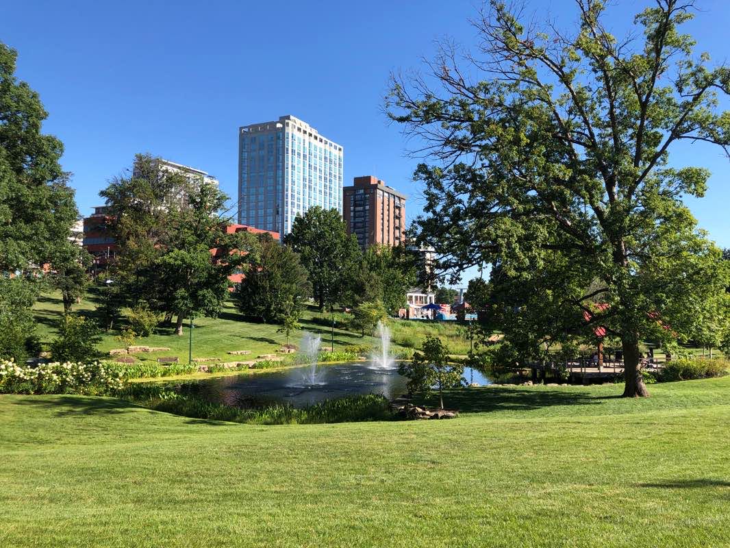 walking near me in Shaw Park in winter