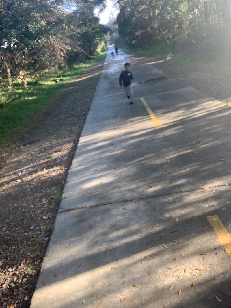 walking near me in Southside Park in winter