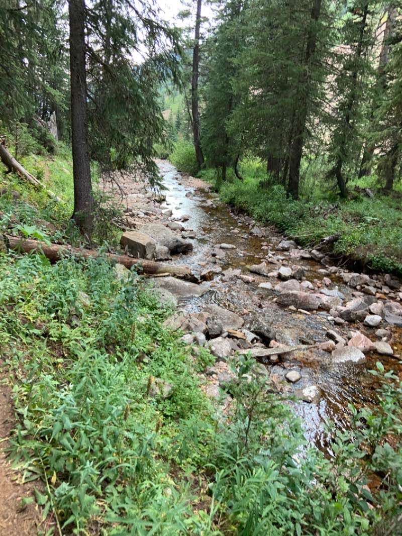 walking near me in Eagles Nest Wilderness in winter