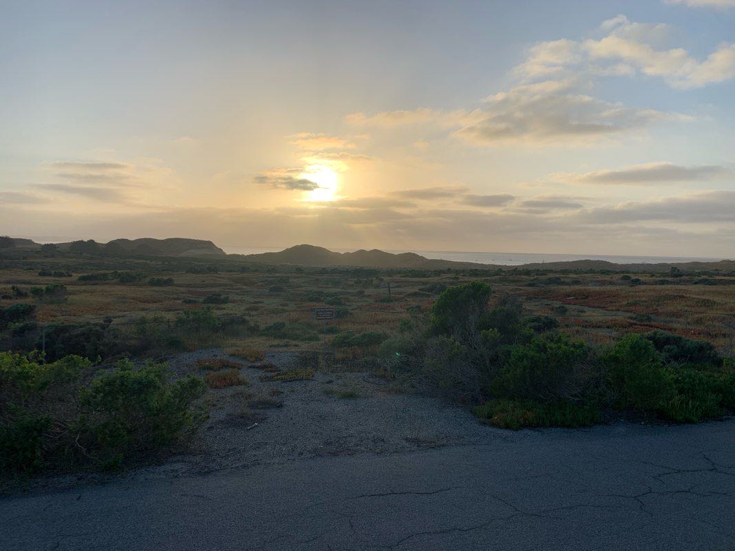 walking near me in Fort Ord Dunes State Park in winter