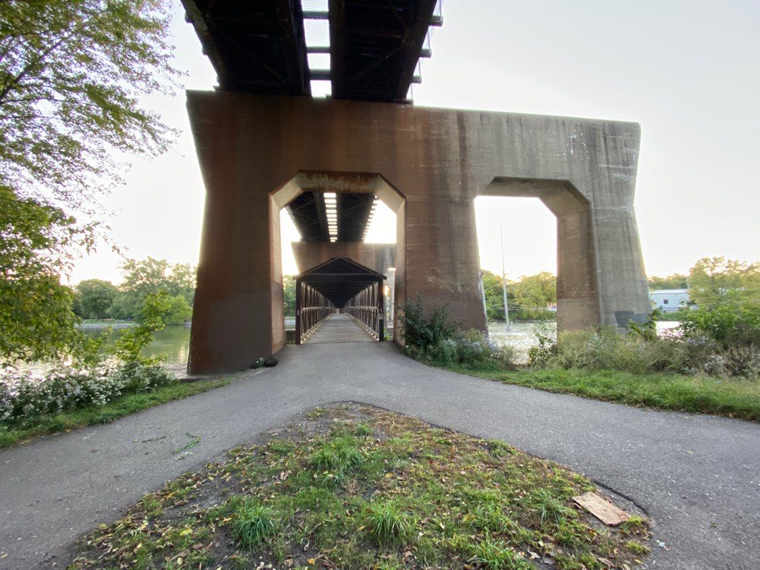 walking near me in Sunset Park in winter