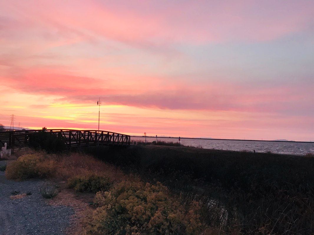 walking near me in John W. Christian Greenbelt in winter