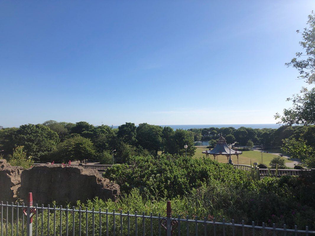 walking near me in North Marine Park in winter