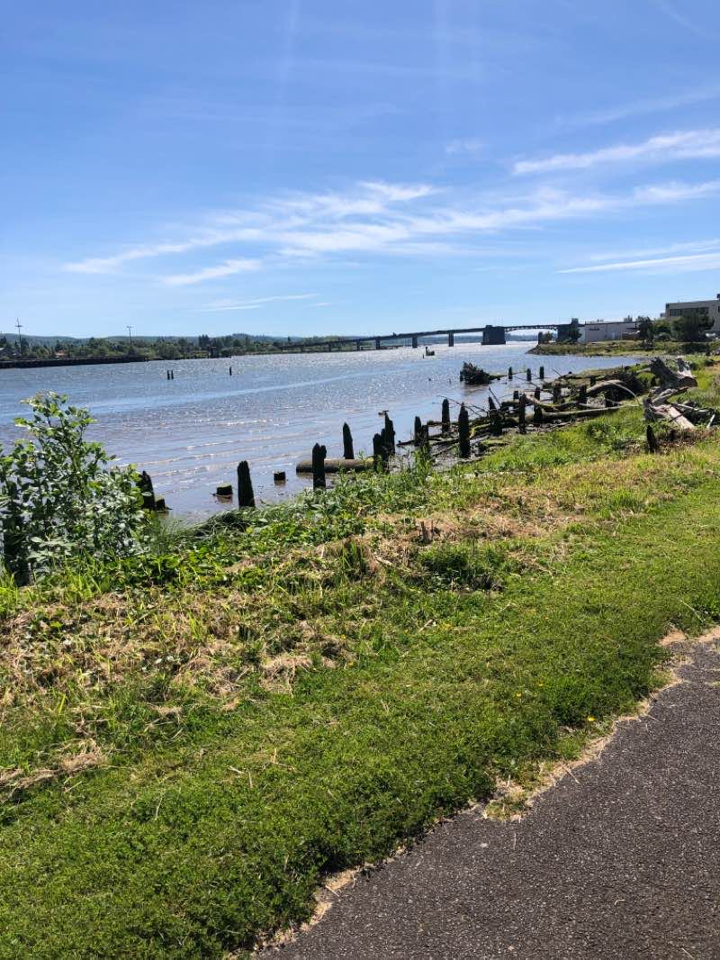 walking near me in East Aberdeen Riverfront Walk in winter