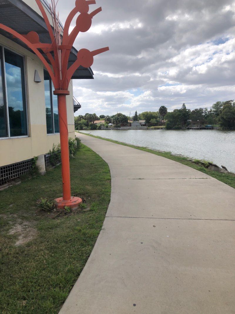 walking near me in Dean Porter Park in winter