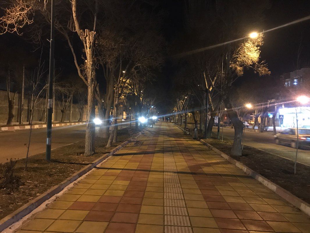 walking near me in پارک پانزده خرداد in winter