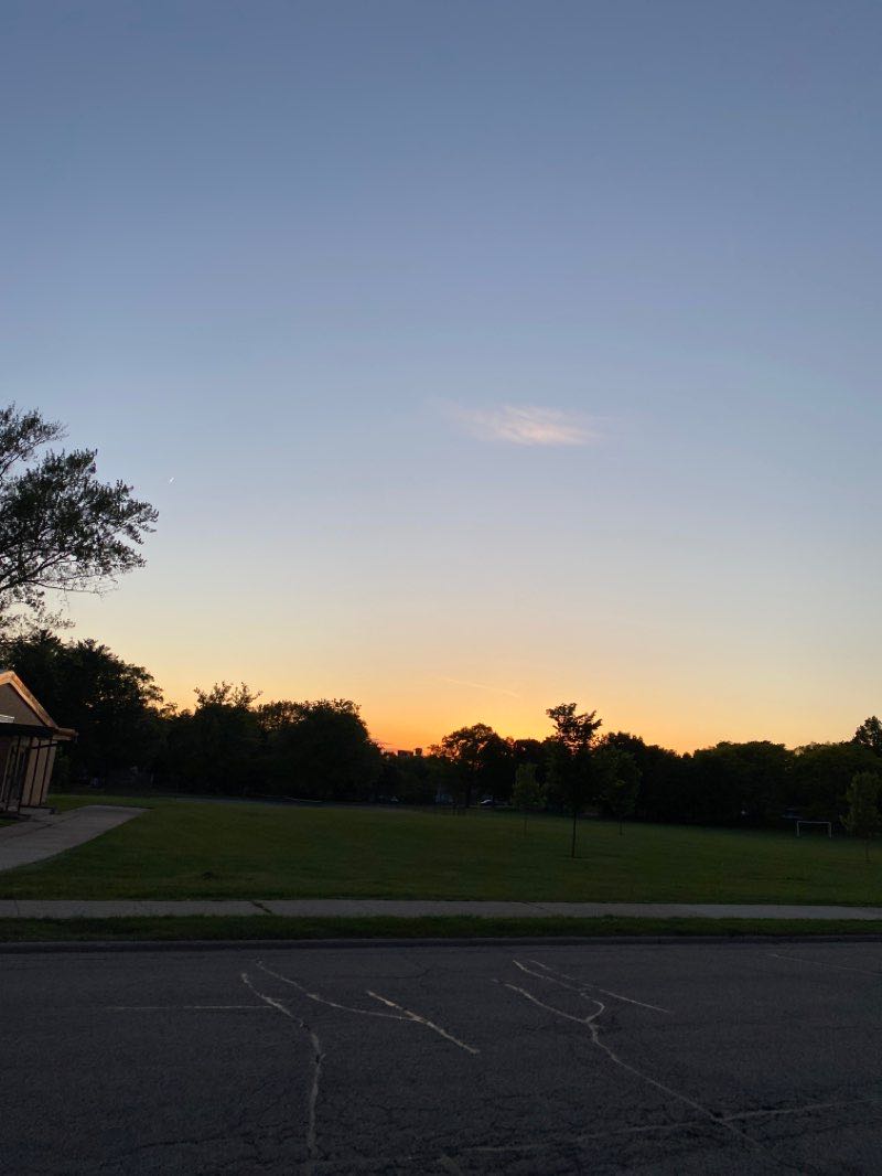 walking near me in Bloom School Park in winter